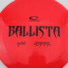 Ballista Gold - red - black - somewhat-domey - neutral - 172g - 173-4g