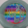 Swirly Star OTB Edition Rollo - Space - green-grey - rainbow - somewhat-domey - neutral - 167g - 168-4g