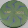 Zone - Titanium Swirl - blend-bluegreen - gold - super-flat - somewhat-stiff - 173-174g - 176-5g