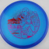 CryZtal Zone - DGLO '8 Mile' - blue - red-fracture - pink - pretty-flat - neutral - 173-174g - 174-8g