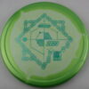 Chains Halo Star Rhyno – Swedish Disc Golf Pro Tour - white - oil-slick-green - pretty-domey - neutral - 173-175g - 174-4g - green