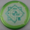 Chains Halo Star Rhyno – Swedish Disc Golf Pro Tour - white - oil-slick-green - pretty-domey - neutral - 173-175g - 173-2g - green