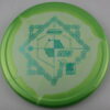 Chains Halo Star Rhyno – Swedish Disc Golf Pro Tour - white - oil-slick-green - pretty-domey - neutral - 173-175g - 173-2g - green