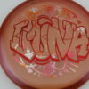 Paul McBeth Colorshift Z Graffiti Luna - blend-orangepink - orange-pink-silver-fog-2 - red - pretty-flat - somewhat-stiff - 173-174g - 176-6g