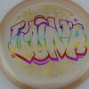 Paul McBeth Colorshift Z Graffiti Luna - clear - gold-stars - rainbow - pretty-flat - somewhat-stiff - 173-174g - 176-6g