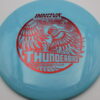 Star Thunderbird - blue - red - somewhat-flat - neutral - 173-175g - 175-7g