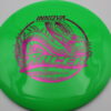 Star Racer - green - pink-fracture - pretty-domey - neutral - 173-175g - 174-8g