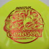 Gorgon - Star - yellow - red-matrix - somewhat-domey - neutral - 167g - 168-4g