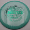 Halo Star Sidewinder - white - aqua - green - somewhat-domey - neutral - 173-175g - 174-7g