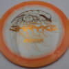 Halo Shryke - white - orange - bronze - somewhat-domey - neutral - 173-175g - 174-7g