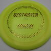 Destroyer Champion Blizzard - yellow - goldblack-checkers - somewhat-flat - neutral - 157g - 157-7g