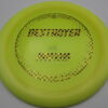 Destroyer Champion Blizzard - yellow - goldblack-checkers - somewhat-flat - neutral - 156g - 157-2g