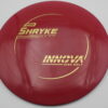 Pro Shryke - red - gold - somewhat-domey - neutral - 166g - 166-9g