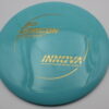 Pro Gorgon - light-blue - gold - somewhat-domey - neutral - 173-175g - 174-8g