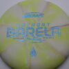 Focus - Anthony Barela Swirl Crazy Tuff - blend-white-yellow - light-blue-fracture - pretty-flat - very-stiff - 170-172g - 172-7g