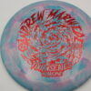 Andrew Marwede Proline Swirl Hurricane - blend-blue-pink - red-fracture - somewhat-flat - neutral - 173-174g - 175-6g