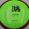 Neutron Time-Lapse – Simon Line - dayglo - red - black - silver-holographic - somewhat-domey - neutral - 174g - 174-7g