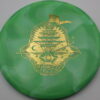 Celestial Vagabond Buzzz – TS Swirl FLX ESP Buzzz – Pirate Nate - green - gold - somewhat-flat - somewhat-gummy - 177g-2 - 180-9g