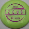 Paul McBeth ESP Zeus - yellowgreen - pink-mini-dots-and-stars - somewhat-flat - somewhat-stiff - 173-174g - 174-4g