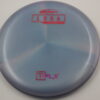 Luna Ti FLX - bluepurple - pink-hexagons - somewhat-flat - pretty-gummy - 173-174g - 176-1g