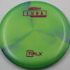 Luna Ti FLX - blend-green-purple - pink - somewhat-flat - pretty-gummy - 173-174g - 175-8g