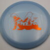 F9 Good Boy Hoagie Stamp - blue - orange - somewhat-domey - neutral - 175g - 179-0g