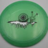 F9 Luke Humphries Snail Double Stamp - green - silver - black - somewhat-domey - neutral - 175g - 175-8g