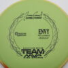 James Conrad Electron Soft Envy – Signature Series - yellowgreen - orange - somewhat-flat - somewhat-gummy - 171g - 170-8g