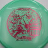 Rasmus Saukkoriipi Proto Glow Champion Toro – 2025 Champion Series - green - pink - somewhat-flat - neutral - 173-175g - 173-8g