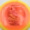 Roadrunner - Holly Finley - orange - yellow - red - somewhat-domey - somewhat-stiff - 171g - 171-7g