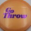 Feedback - 500 Plastic - GoThrow - orange - purple - somewhat-flat - neutral - 176g - 176-4g