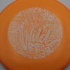 Deuces Wild Star Stingray - orange - white - somewhat-domey - neutral - 180g - 180-4g