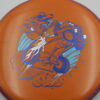 Fission Hex DFX - Rockabogey Wolf - orange - pink - silver-stars - silver-blue-light-blue - pretty-flat - neutral - 176g - 176-2g