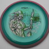 Particle Glow Proton Virus - Champions Cup - blend-pink-green - teal - somewhat-flat - somewhat-gummy - 174g - 174-2g