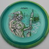 Particle Glow Proton Virus - Champions Cup - blue-green - teal - somewhat-flat - somewhat-gummy - 175g - 175-9g