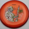Particle Glow Proton Virus - Champions Cup - red - orange - somewhat-flat - somewhat-gummy - 169g - 170-1g