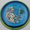 Particle Glow Proton Virus - Champions Cup - blue-green - blue - somewhat-flat - somewhat-gummy - 174g - 174-3g