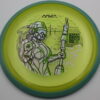 Particle Glow Proton Virus - Champions Cup - light-blue - yellow - somewhat-flat - somewhat-gummy - 175g - 175-0g