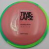 Fission Time Lapse - pink - yellow-green - silver-holographic - black - somewhat-domey - neutral - 158g - 158-1g