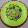 Neutron Hex - 2025 Open at Austin - yellow - pink - gold-holographic - somewhat-flat - somewhat-gummy - 177g - 179-7g
