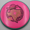 Neutron Hex - 2025 Open at Austin - pink - blue - gold-holographic - somewhat-flat - somewhat-gummy - 176g - 177-1g
