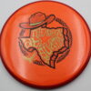 Neutron Hex - 2025 Open at Austin - orange - red - gold-holographic - somewhat-flat - somewhat-gummy - 176g - 176-4g