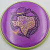 Neutron Hex - 2025 Open at Austin - purple - yellow-green - gold-holographic - somewhat-flat - somewhat-gummy - 176g - 175-9g