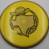 Neutron Hex - 2025 Open at Austin - yellow - burnt-orange - gold-holographic - somewhat-flat - somewhat-gummy - 176g - 175-0g