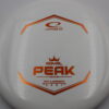 Royal Grand Peak - white - bronze - somewhat-domey - somewhat-stiff - 174g - 175-4g