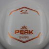 Royal Grand Peak - white - bronze - somewhat-domey - somewhat-stiff - 173g - 174-4g