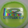 Orbit Ice Saint Pro - yellow - white - rainbow - silver-prism - blue - somewhat-domey - neutral - 173g - 173-5g