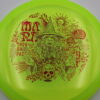 Soft Ethos Mana - yellow - red-fracture - red - gold - somewhat-domey - somewhat-gummy - 178g - 178-7g