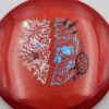 Crux - Ethos Soft - red - silver - light-blue-fracture - black - somewhat-domey - somewhat-gummy - 176g - 177-2g