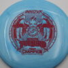 TeeBird Väinö Mäkelä Swirly Star - light-blue - red - neutral - somewhat-stiff - 173-175g - 174-3g